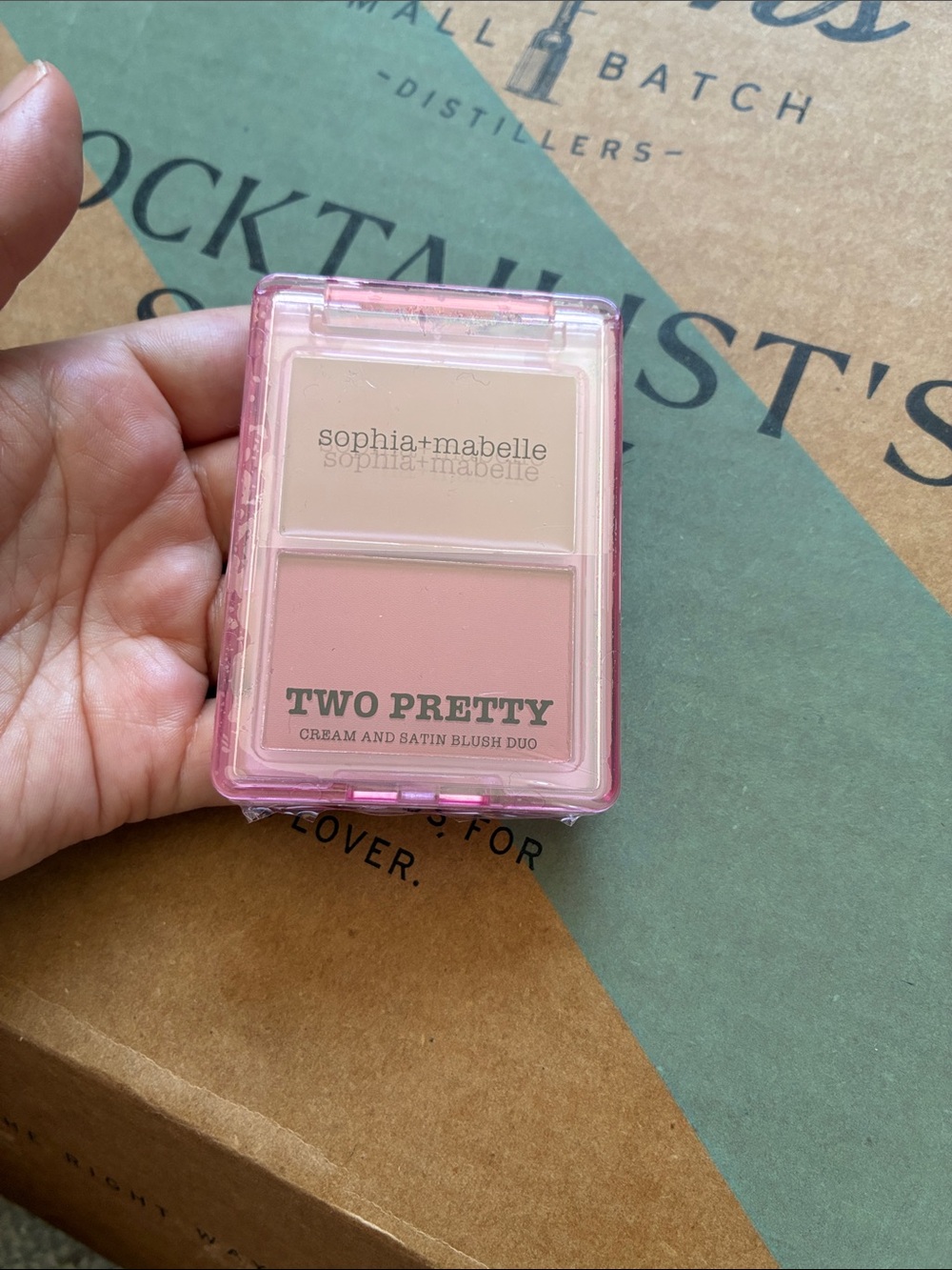 Sophia + Mabelle Two Pretty Cream and Satin Blush Duo in Tanned and Tipsy 6g